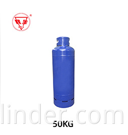 Popular differnet sizes propane gas tank butane 50kg 118L LPG gas cylinder for cooking